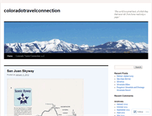 Tablet Screenshot of coloradotravelconnection.wordpress.com