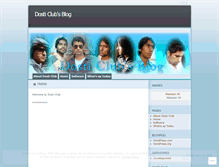 Tablet Screenshot of dosticlub.wordpress.com