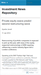 Mobile Screenshot of investisdom.wordpress.com