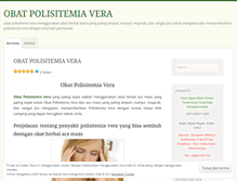 Tablet Screenshot of obatpolisitemiavera.wordpress.com