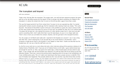 Desktop Screenshot of kclife.wordpress.com