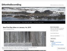 Tablet Screenshot of dillonthedocentdog.wordpress.com