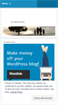 Mobile Screenshot of mattrundio.wordpress.com
