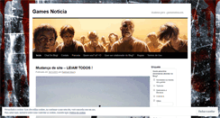 Desktop Screenshot of gamesnoticia.wordpress.com