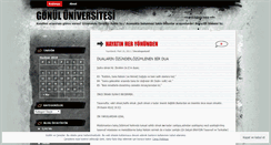 Desktop Screenshot of gonuluniversitesi.wordpress.com