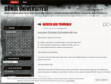 Tablet Screenshot of gonuluniversitesi.wordpress.com