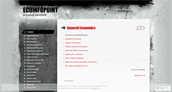 Desktop Screenshot of ecoinfopoint.wordpress.com