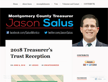 Tablet Screenshot of jasonsalus.wordpress.com