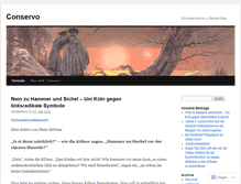 Tablet Screenshot of conservo.wordpress.com