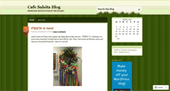 Desktop Screenshot of cafesalsitablog.wordpress.com