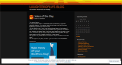 Desktop Screenshot of laughteroflu.wordpress.com