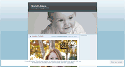 Desktop Screenshot of elizabethadams411.wordpress.com