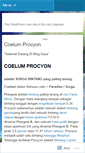 Mobile Screenshot of coelumprocyon.wordpress.com