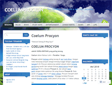 Tablet Screenshot of coelumprocyon.wordpress.com