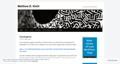 Desktop Screenshot of mdkiehl.wordpress.com