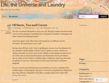 Tablet Screenshot of lifetheuniverseandlaundry.wordpress.com