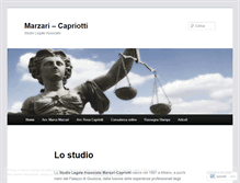 Tablet Screenshot of marzaricapriotti.wordpress.com