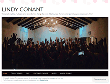Tablet Screenshot of lindyconant.wordpress.com