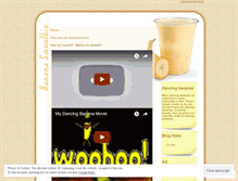 Tablet Screenshot of dancingbananas.wordpress.com