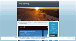 Desktop Screenshot of lowedave.wordpress.com