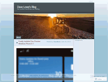 Tablet Screenshot of lowedave.wordpress.com