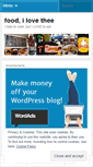 Mobile Screenshot of foodilovethee.wordpress.com
