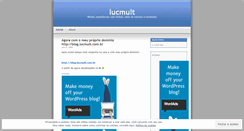 Desktop Screenshot of lucmult.wordpress.com