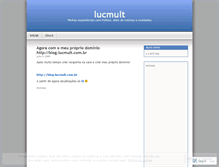 Tablet Screenshot of lucmult.wordpress.com