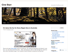 Tablet Screenshot of cinestarevents.wordpress.com