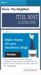 Mobile Screenshot of myxldove.wordpress.com