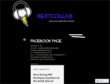 Tablet Screenshot of beatcollab.wordpress.com