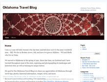 Tablet Screenshot of oklahomatravelblog.wordpress.com