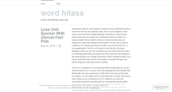 Desktop Screenshot of hitasa.wordpress.com