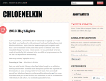 Tablet Screenshot of chloenelkin.wordpress.com