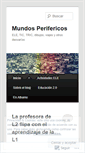 Mobile Screenshot of mundosperifericos.wordpress.com
