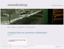 Tablet Screenshot of nomadicsheep.wordpress.com