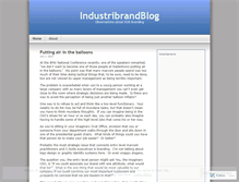 Tablet Screenshot of industribrand.wordpress.com