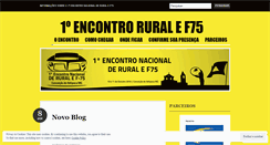 Desktop Screenshot of encontroruralef75.wordpress.com