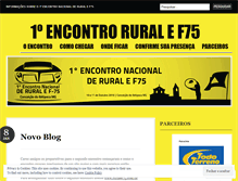 Tablet Screenshot of encontroruralef75.wordpress.com