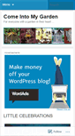 Mobile Screenshot of comeintomygarden.wordpress.com