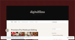 Desktop Screenshot of digitalfilms.wordpress.com