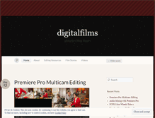 Tablet Screenshot of digitalfilms.wordpress.com