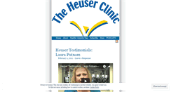 Desktop Screenshot of heuserclinic.wordpress.com
