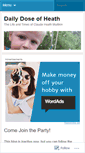 Mobile Screenshot of dailydoseofheath.wordpress.com