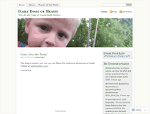 Tablet Screenshot of dailydoseofheath.wordpress.com