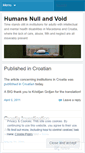 Mobile Screenshot of humansnullandvoid.wordpress.com