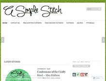 Tablet Screenshot of knittichristi.wordpress.com