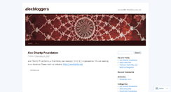 Desktop Screenshot of alexbloggers.wordpress.com