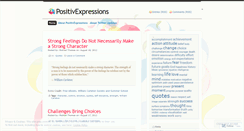 Desktop Screenshot of positivexpressions.wordpress.com