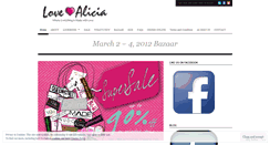 Desktop Screenshot of lovealiciaonlineph.wordpress.com